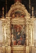 COSTA, Lorenzo Madonna and Saints dg oil painting